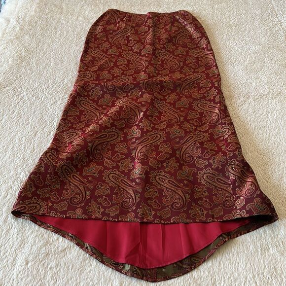 Xscape paisley formal maxi skirt size 8 - Picture 3 of 16